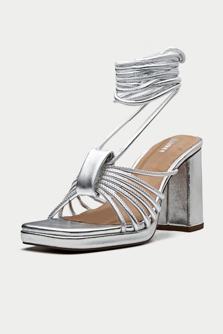 Oroh_Silver Faenza Strappy Heels _Online_at_Aza_Fashions