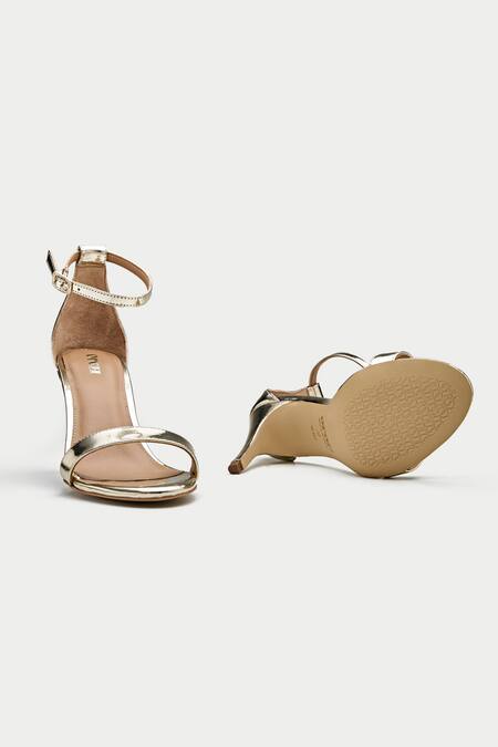 Shop_Oroh_Gold Olivares Leather Heels _Online_at_Aza_Fashions