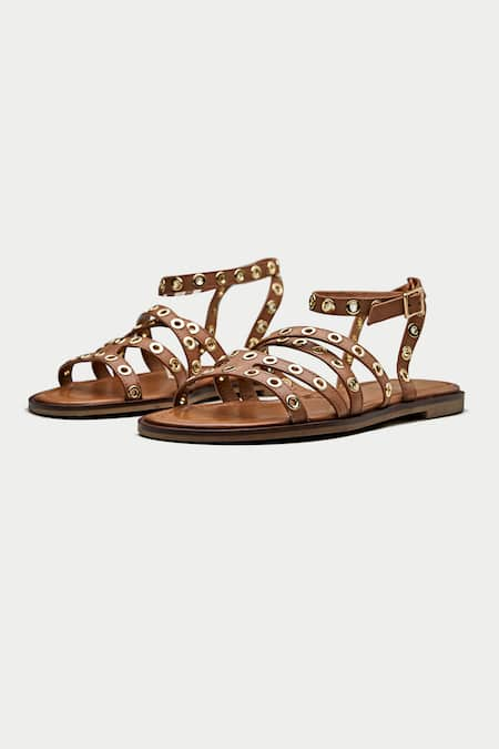 OROH Vicenza Embellished Flat Sandals 