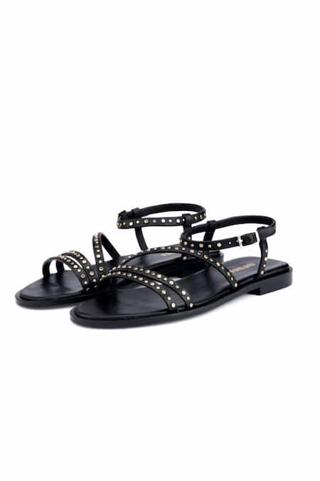 OROH Oristano Metallic Stud Embellished Sandals 