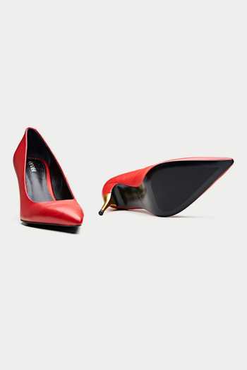 Shop Oroh Red Bolzano Pointed Toe Heels Online at Aza Fashions Shop_Oroh_Red Bolzano Pointed Toe Heels _Online_at_Aza_Fashions