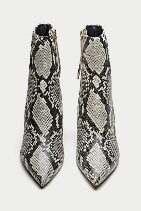 Shop_Oroh_Off White Tortona Snake Print Boots _at_Aza_Fashions