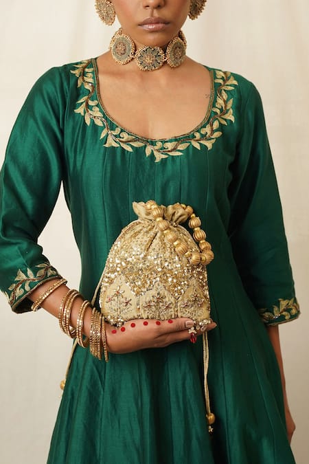 Moirra Sitara Sequin Embroidered Potli 