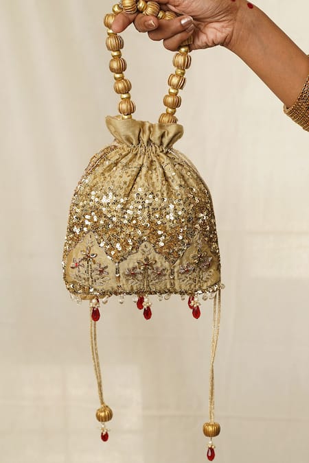 Moirra Sitara Sequin Embroidered Potli 