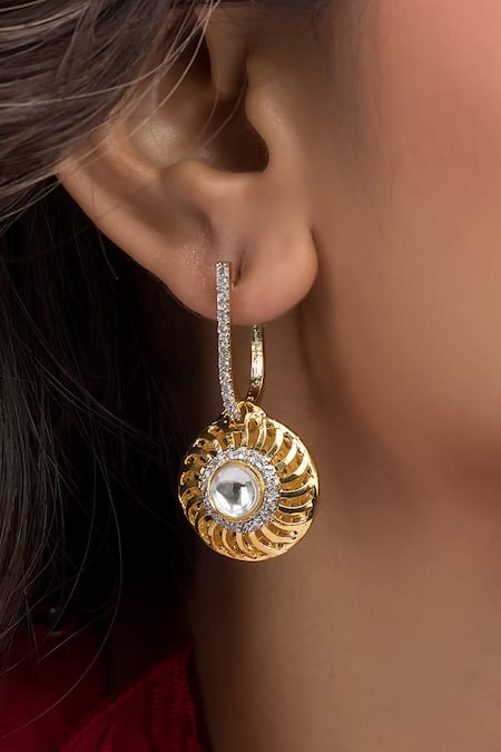 Vasundhara Zara Circular Shaped Danglers 