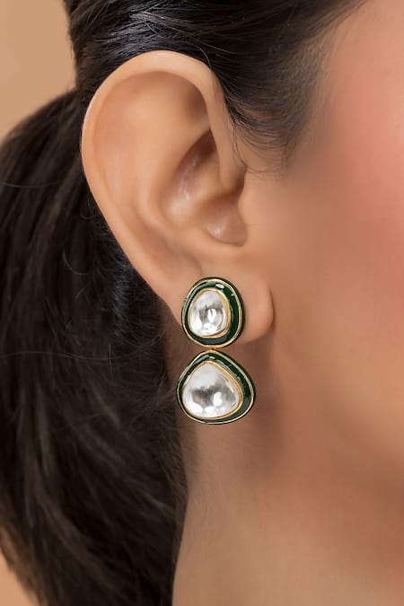 Vasundhara Aaravi Kundan Embellished Earrings 