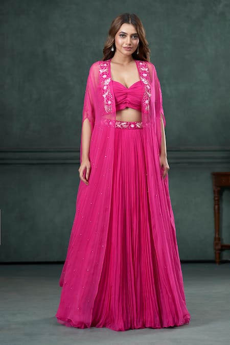 Hirika&Dhruti Embroidered Jacket Lehenga Set 