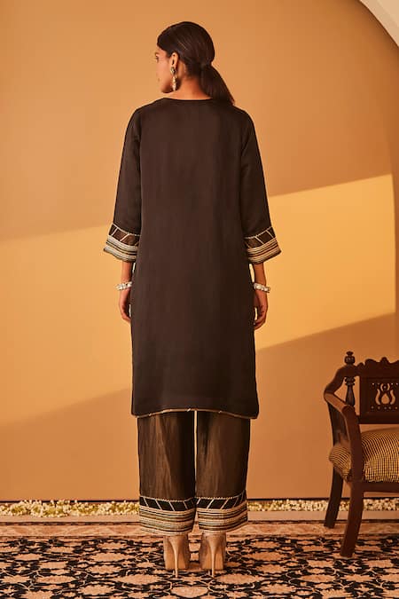 BO Tree Mashhoor Gota Embroidered Kurta & Salwar Set 