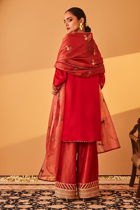 BO Tree Raabta Gota Placket Embroidered Kurta Set 