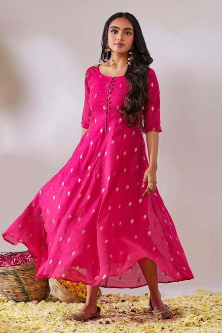 Gulaal Banarasi Brocade Flared Anarkali 