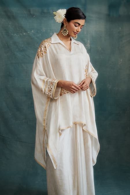 Krishna Mehta Gota Embroidered Kaftan 
