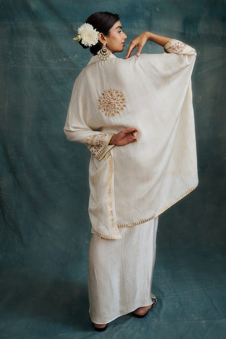 Krishna Mehta Gota Embroidered Kaftan 
