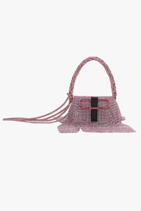 Outhouse Pink Crystals Posh Studded Furbie Online at Aza Fashions Outhouse_Pink Crystals Posh Studded Furbie _Online_at_Aza_Fashions