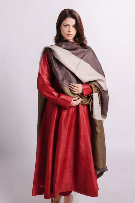 Bihart Raangsaaz Kaaj Stitch Anarkali Set 