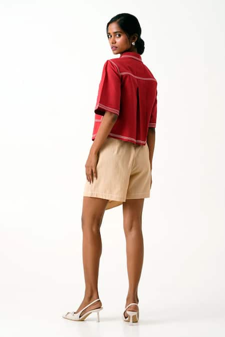 Madder Much Blake & Tom Embroidered Crop Top 