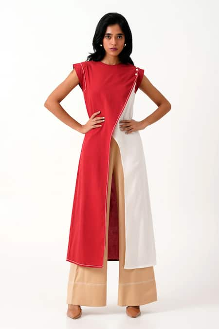 Madder Much Jordan Woven Overlap Tunic With Pant 