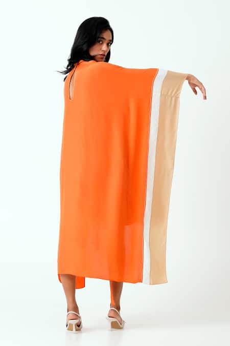 Madder Much Nante Patchwork Woven Kaftan Dress 