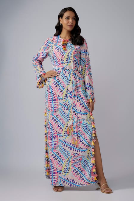 PS Pret by Payal Singhal Poison Ivy Print Beyza Kaftan 