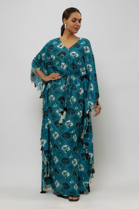 PS Pret by Payal Singhal Safari Jaal Print Kaftan 