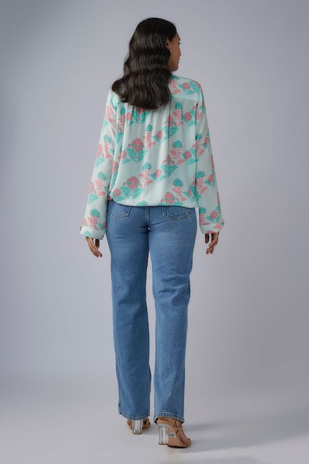 PS Pret By Payal Singhal Floral Jaipur Print Top 