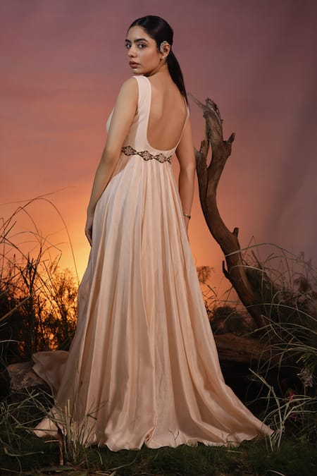 Ishram Couture Varahi Beadwork Anarkali With Dupatta 