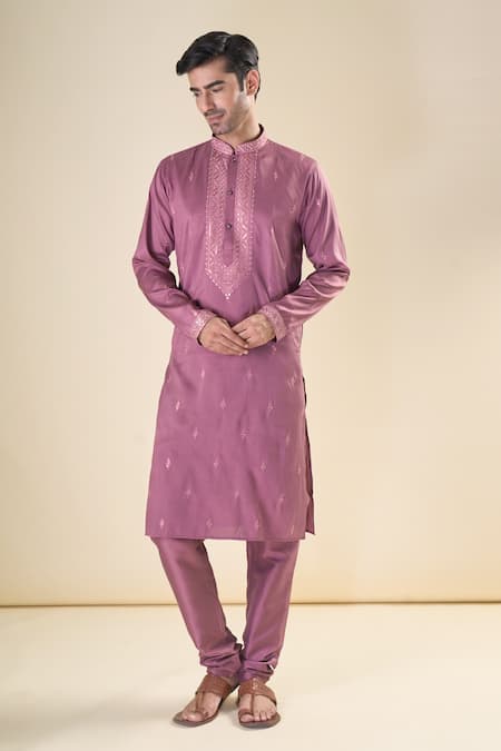 Arihant Rai Sinha Sequin Embroidered Straight Kurta With Pyjama 