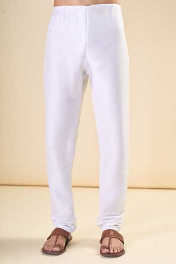 Arihant Rai Sinha White Silk Sequins, Embroidery Geometric Straight Kurta With Pyjama 7