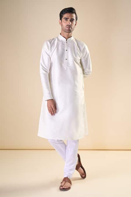 Aryavir Malhotra Solid Straight Kurta 