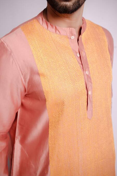 Bihart Tarangini Sujani Hand Embroidered Kurta 