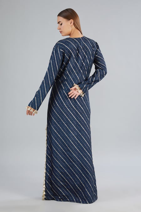 Payal Singhal Floral Hand Embroidered Kaftan 