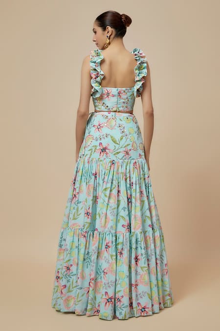 Payal Singhal Floral Dream Print Lehenga With Blouse 