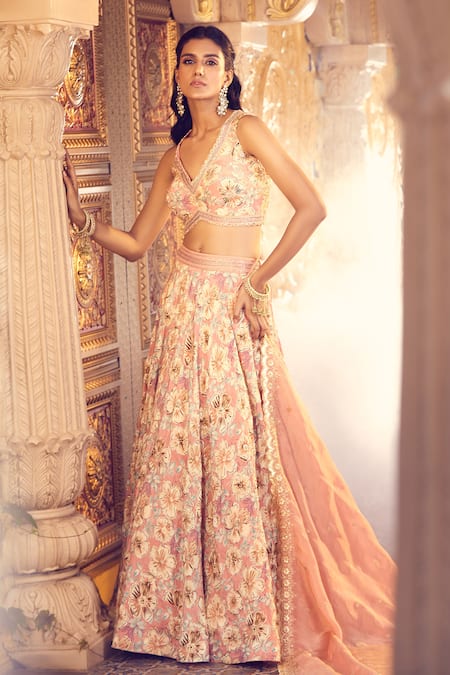 Ariyana By Aza Floral Print Lehenga Set 