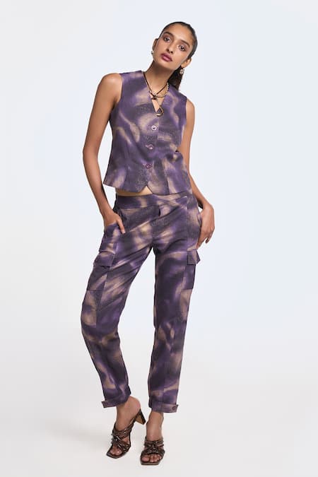 Terra Luna Astrid Abstract Patterned Pant 