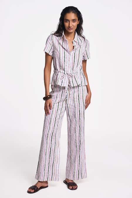 Terra Luna Danica Stripe Pattern Shirt 