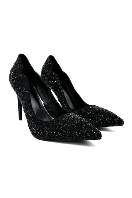 ELLEGANTI Elle Swarovski Embellished Heels 