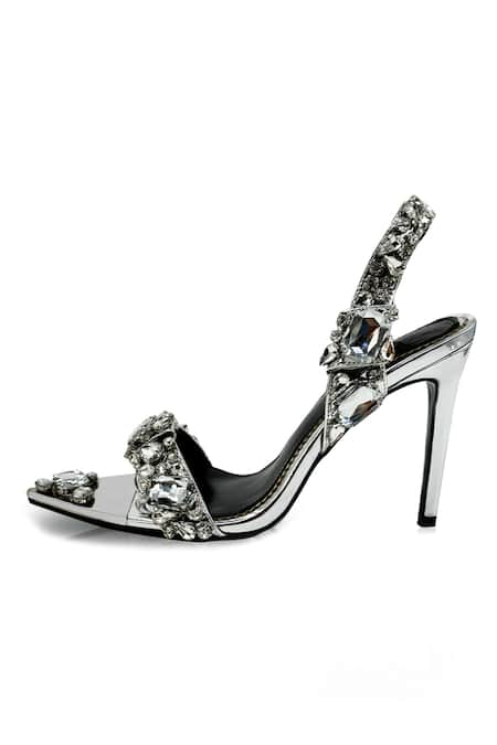 Elleganti The Naomi Crystal Embellished Heels 