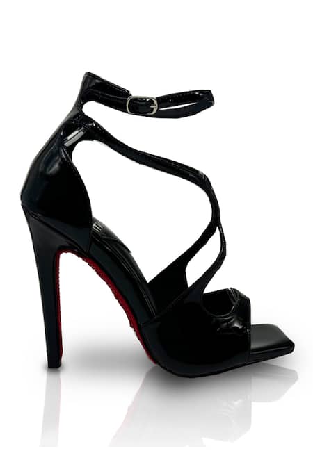 Buy_Elleganti_Black Crystals Sangria Strappy Heels _Online_at_Aza_Fashions