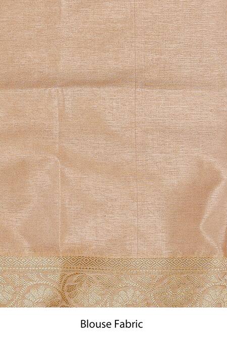 Zal From Benaras Beige Silk Embroidery Floral Meenakari Woven Saree With Unstitched Blouse Piece Online at Aza Fashions Zal From Benaras_Beige Silk Embroidery Floral Meenakari Woven Saree With Unstitched Blouse Piece _Online_at_Aza_Fashions