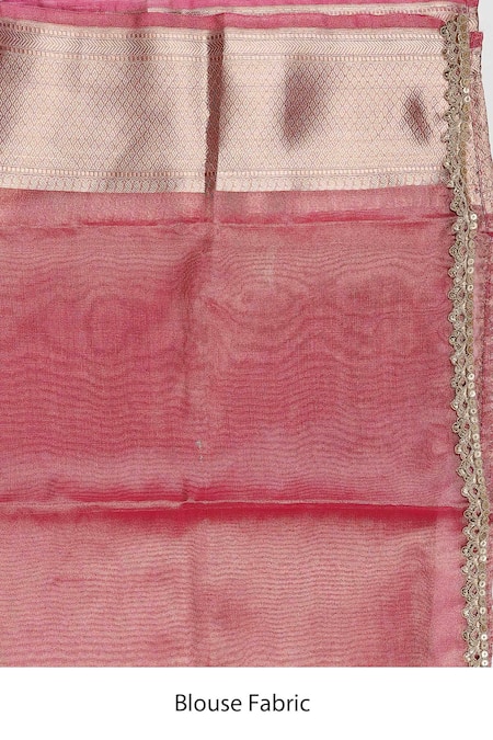 Zal From Benaras Blue Tissue Zari Pure Work Saree With Unstitched Blouse Piece Online at Aza Fashions Zal From Benaras_Blue Tissue Zari Pure Work Saree With Unstitched Blouse Piece _Online_at_Aza_Fashions