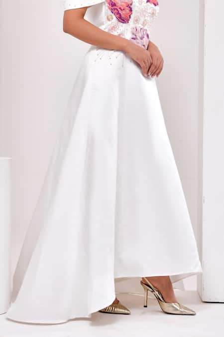 Itsish Cleo Hand Embroidered Flared Gown 