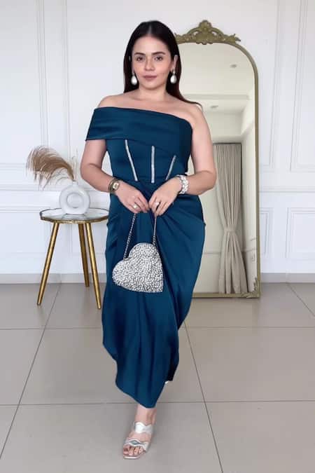 Itsish Cordelia Draped Corset Dress 