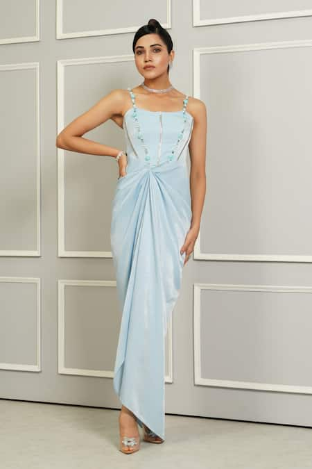 ITSISH Oceane Embroidered Corset Dress 