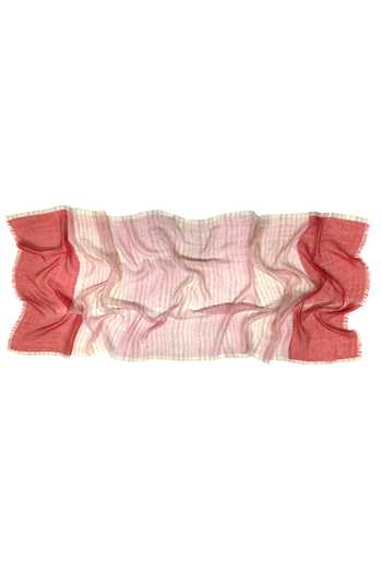 Shop Pashma Pink Stripe Pattern Scarf at Aza Fashions Shop_Pashma_Pink Stripe Pattern Scarf _at_Aza_Fashions