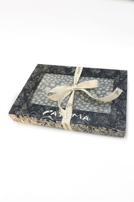 Buy_Pashma_Grey Silk Cashmere Ombre Scarf _Online_at_Aza_Fashions