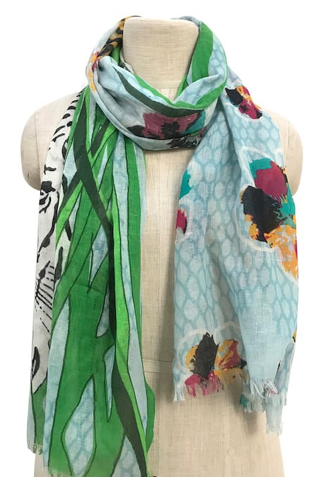 Pashma Jungle Lion Print Scarf 