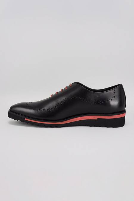 Bubber Couture Black Bows Scott Brogue Shoes Online at Aza Fashions Bubber Couture_Black Bows Scott Brogue Shoes_Online_at_Aza_Fashions