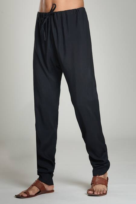 Shop Arihant Rai Sinha Black Silk Mirrors, Sequins Stripe Embroidered Bundi And Kurta Set Shop_Arihant Rai Sinha_Black Silk Mirrors, Sequins Stripe Embroidered Bundi And Kurta Set