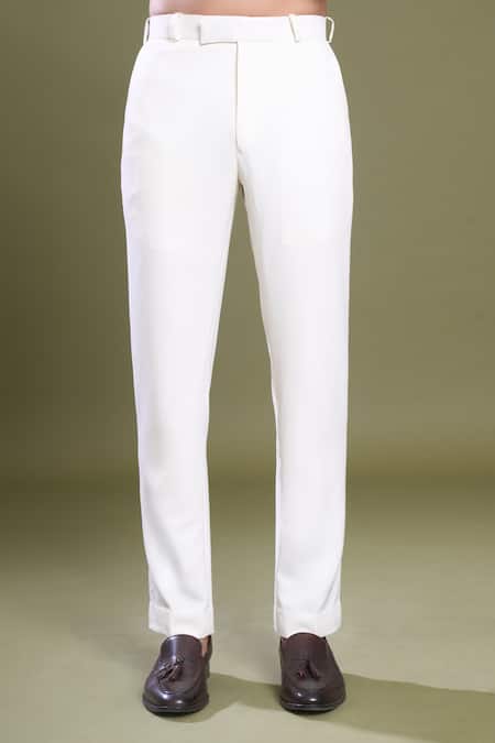 Shop Arihant Rai Sinha Green Jacquard, Viscose, Satin Embroidery Abstract Jaal Bandhgala With Pant Shop_Arihant Rai Sinha_Green Jacquard, Viscose, Satin Embroidery Abstract Jaal Bandhgala With Pant