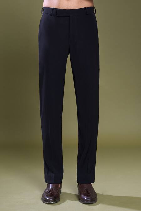 Buy_Arihant Rai Sinha_Black , , Embroidery Damask Art Bandhgala With Pant