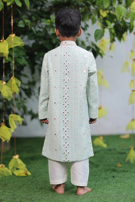 Shruti Jalan Mirror Embroidered Sherwani & Pant Set 